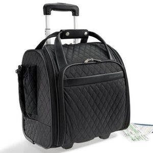 Brooks Black Quilted Travel Bag
